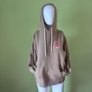 SANTA CRUZ SKATEBOARDS SAND GRAPHIC LOGO HOODIE SIZE SMALL